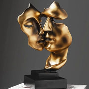Pensieri d'oro, figure abstracte e moderne, decorazioni per la casa, studio e biblioteca.