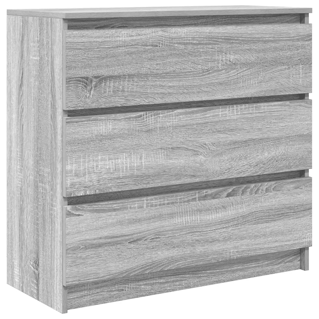 Credenza | Madia | Buffet da pranzo | Armadio da pranzo Grigio Sonoma 80x35x76 cm in Legno Multistrato