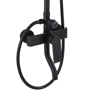 Set Doccia Da Incasso Rea Hass Black