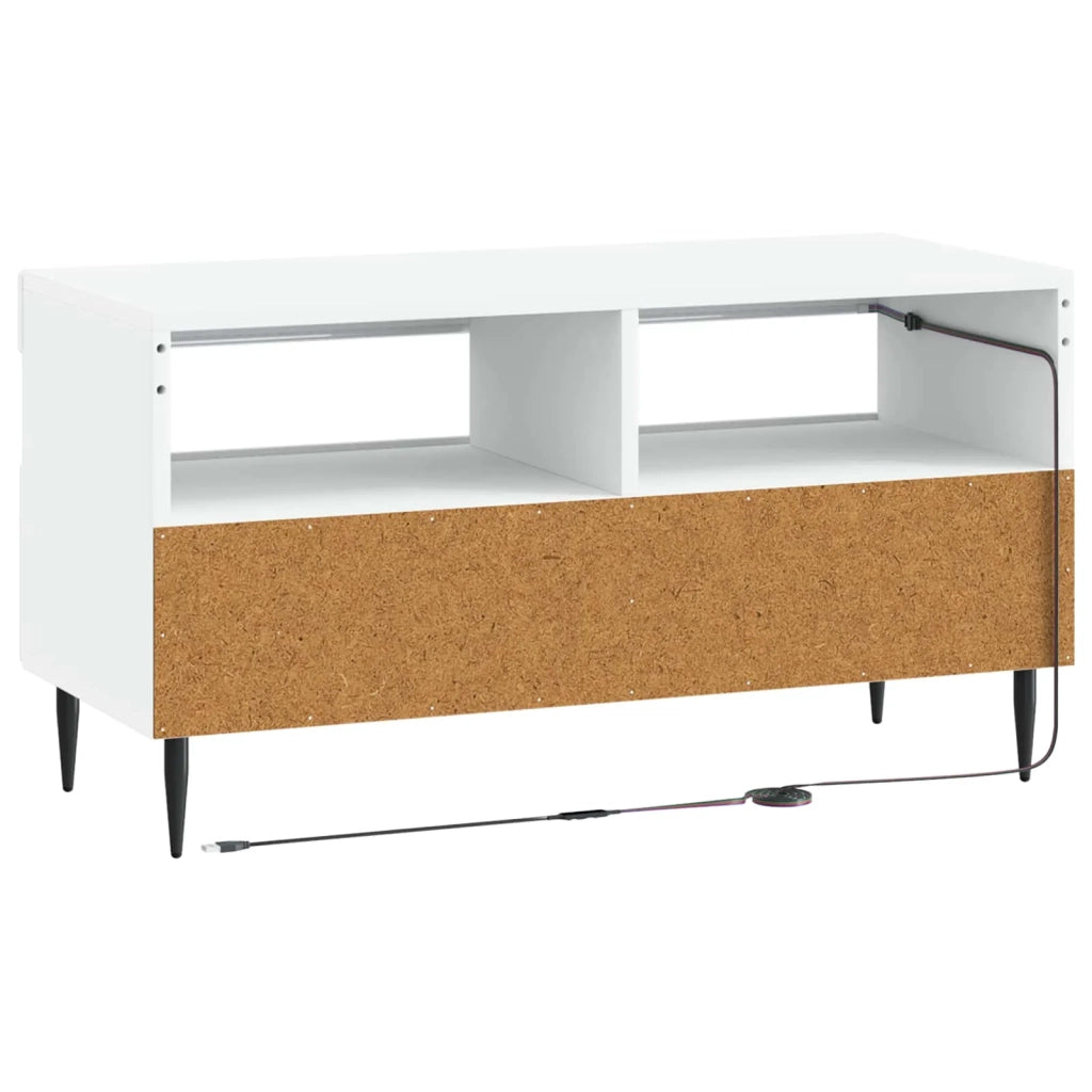 Mobile TV LED Bianco Legno ingegnerizzato 896995