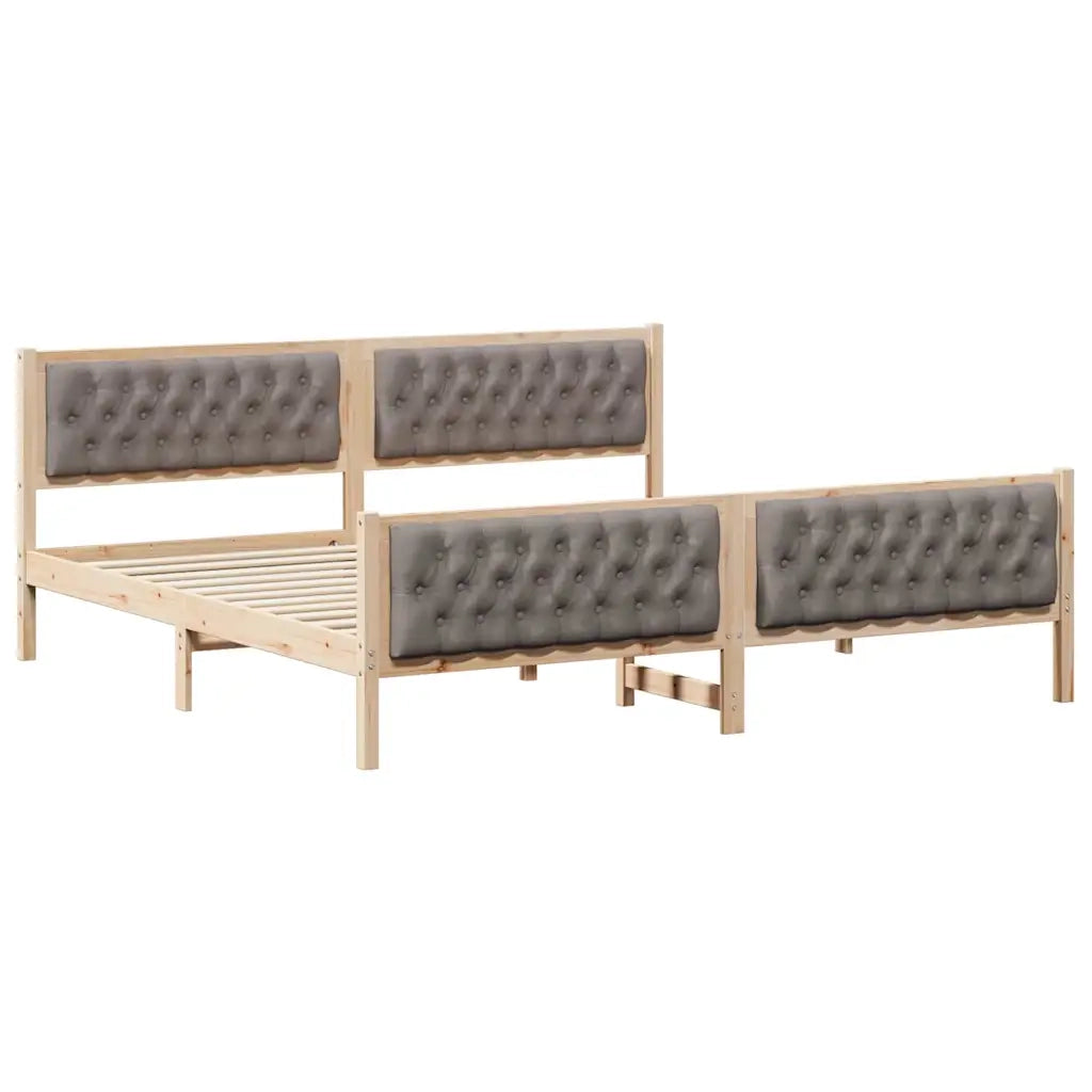 Struttura del letto Talpa 200 x 200 cm Pino massello