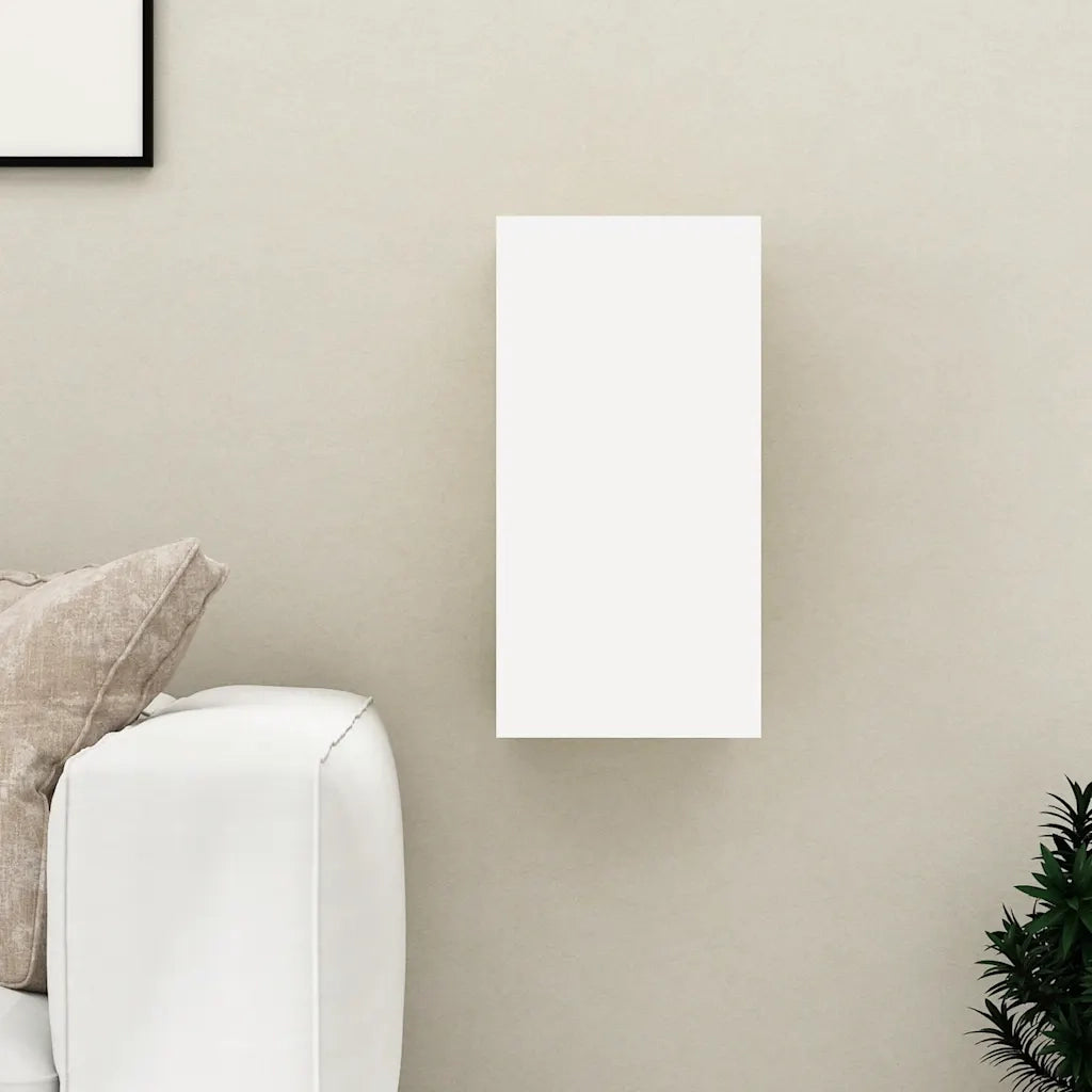Mobile Porta TV Bianco 30,5x30x60 cm in Legno Multistrato cod mxl 7037