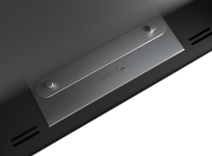 Camino a Bioetanolo da Parete/Incasso 60x49 cm Frame 600 Nero