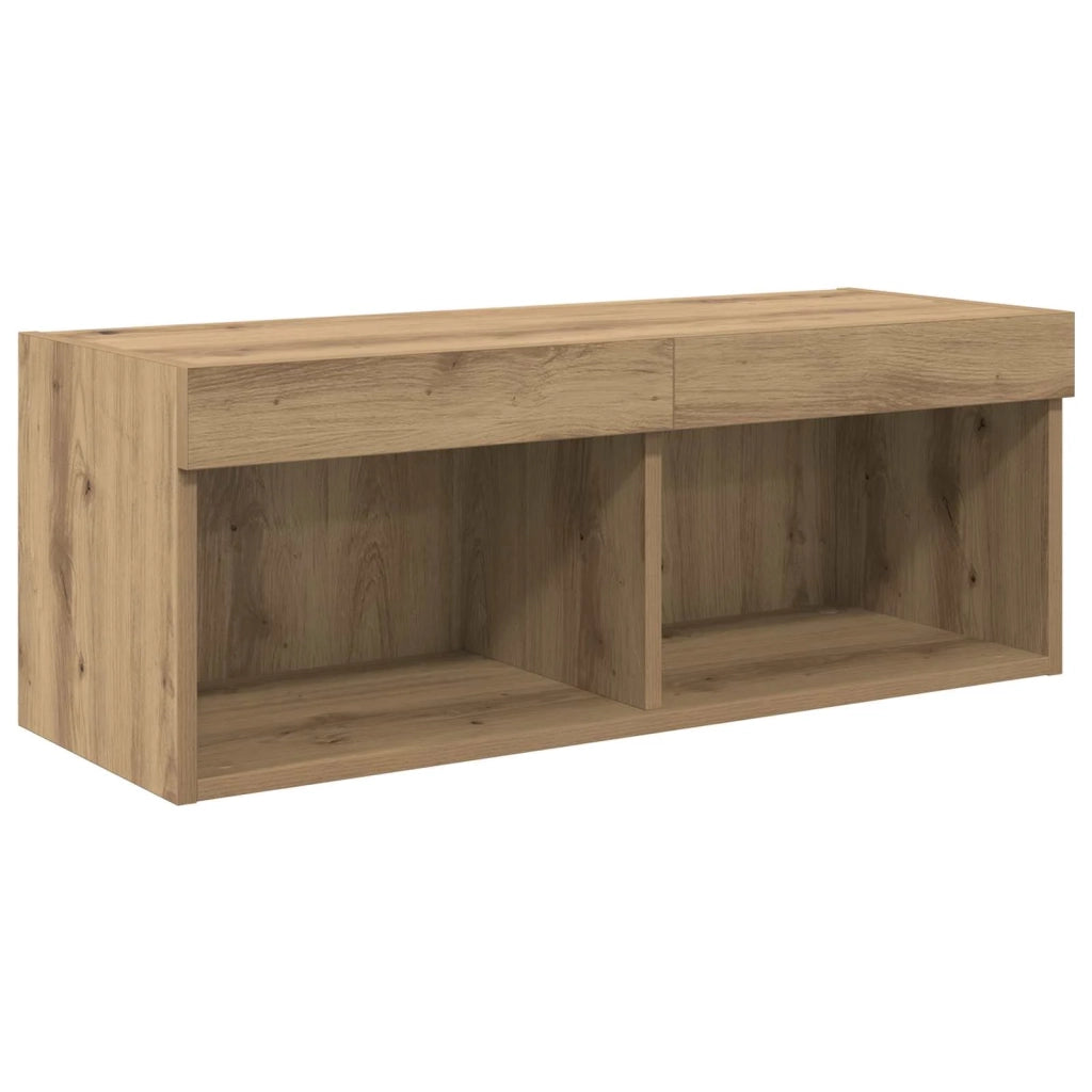 Unit¨¤ per TV a Muro 6 pz | Armadietto TV | Mobile Porta TV Rovere artigianale Legno multistrato