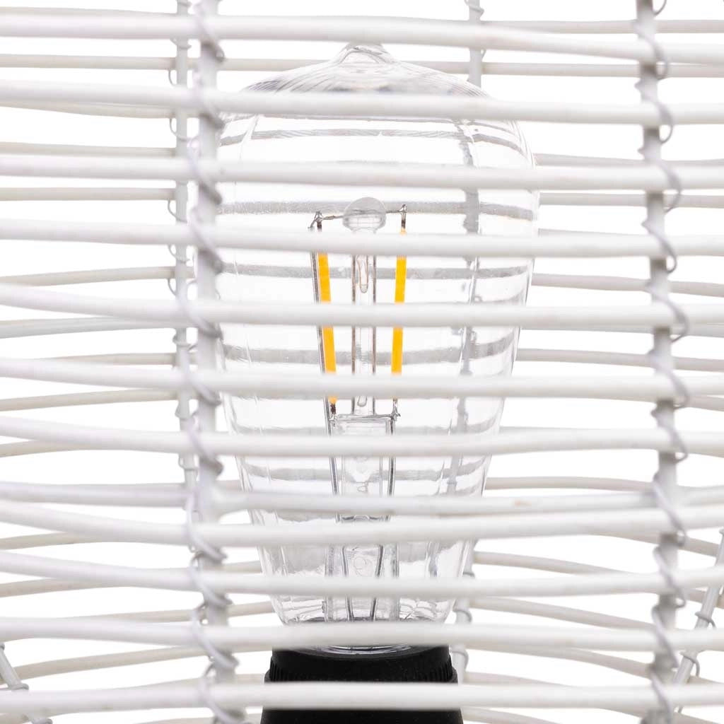 Lanterna in metallo e plastica con luce a batteria D25x39/50,5h cm