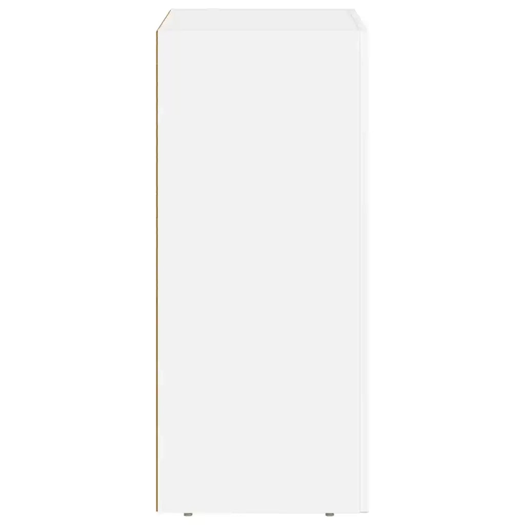 Credenza-Buffet-Armadio da cucina Bianco 59 x 35 x 80.5 cm Legno multistrato