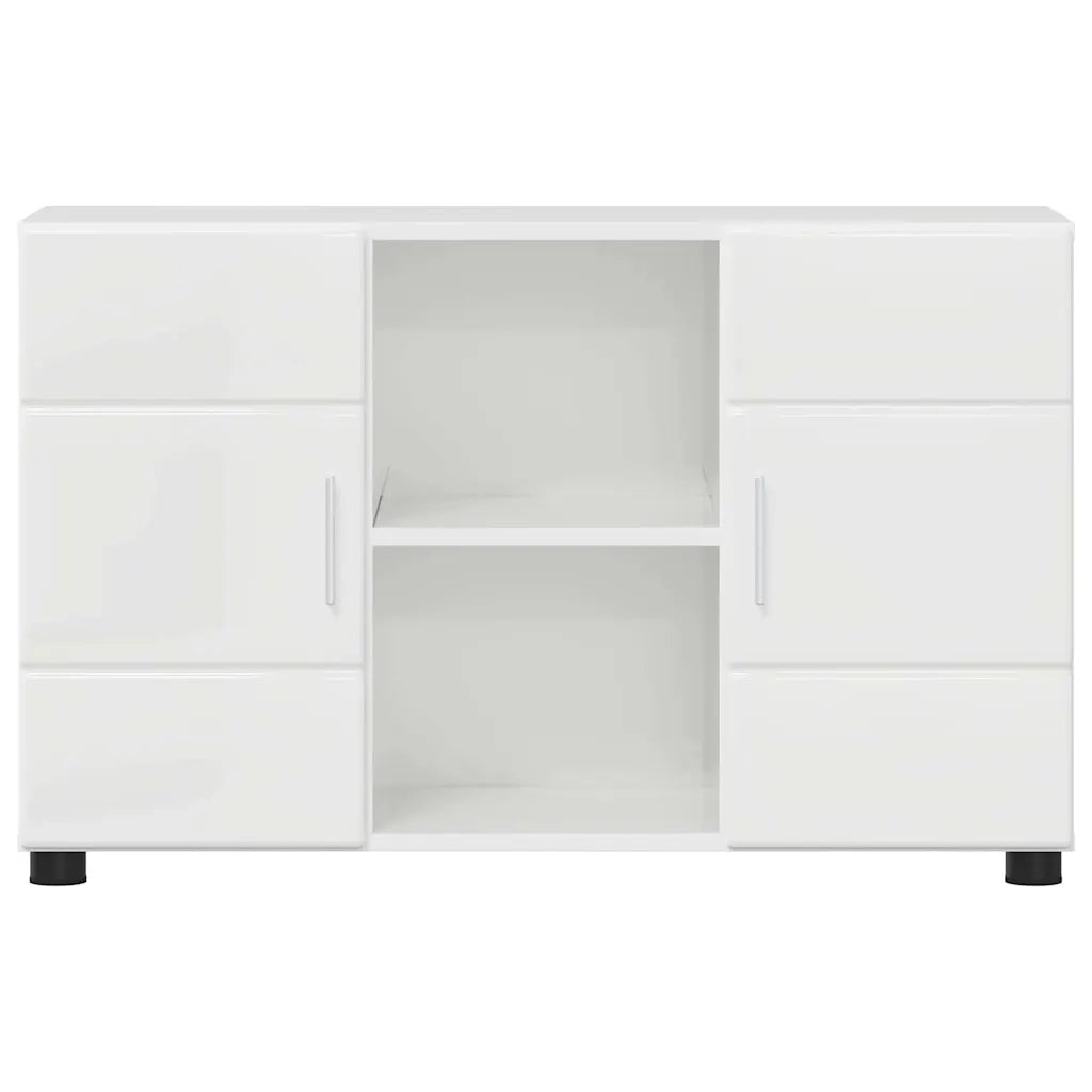 Credenza con porta FLORIN Bianco Lucido 88,5 x 30,5 x 55,5 cm