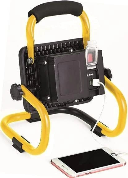 Vigor 3478622 Worky-30 Proiettore LED Ricaricabile 30 W 3000 lm colore Nero