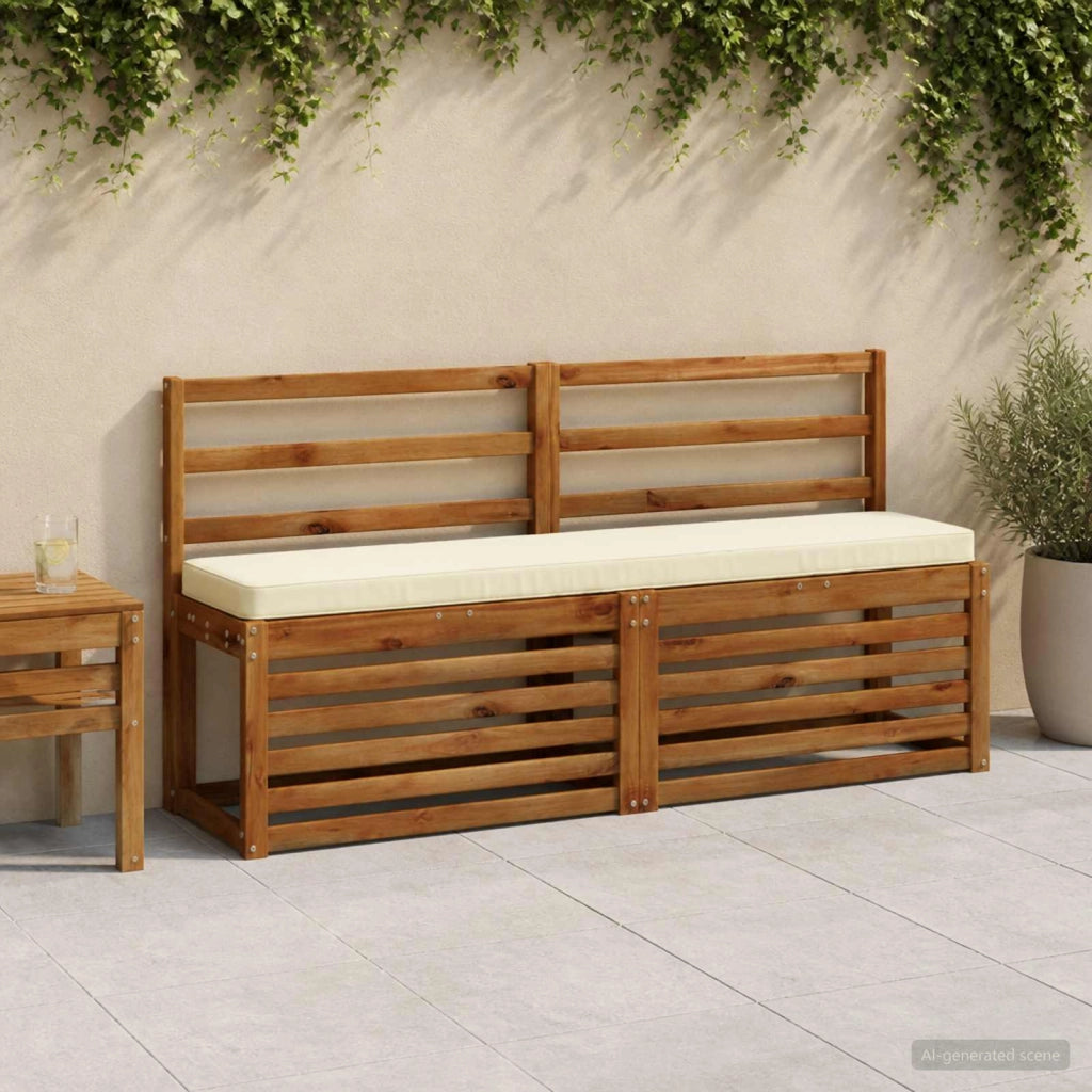 Cuscino per Panchina a 1 Pezzo VUGHT 100% Poliestere Crema 950796