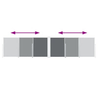 Tenda da Sole Laterale Retrattile Antracite 120x600 cm  cod mxl 63978