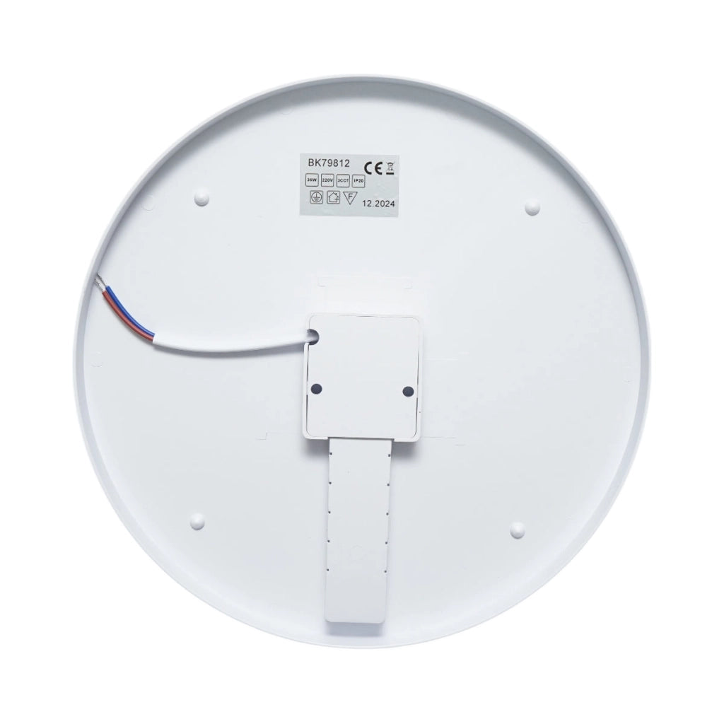 Plafoniera LED 36W, 220V, luce regolabile 3CCT 3000K/4000K/6500K, corpo rotondo 230x40mm, IP20