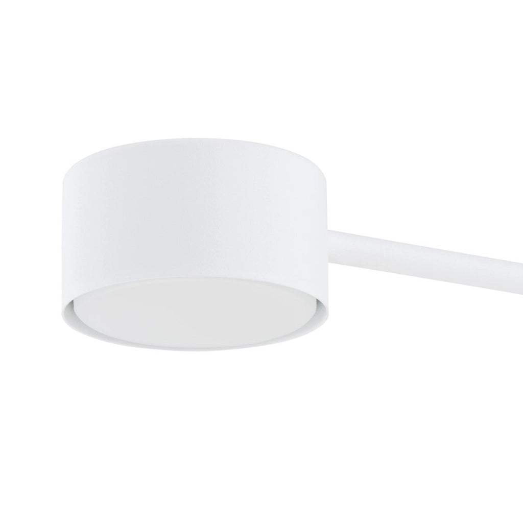 Lampada a sospensione Modus in acciaio bianco