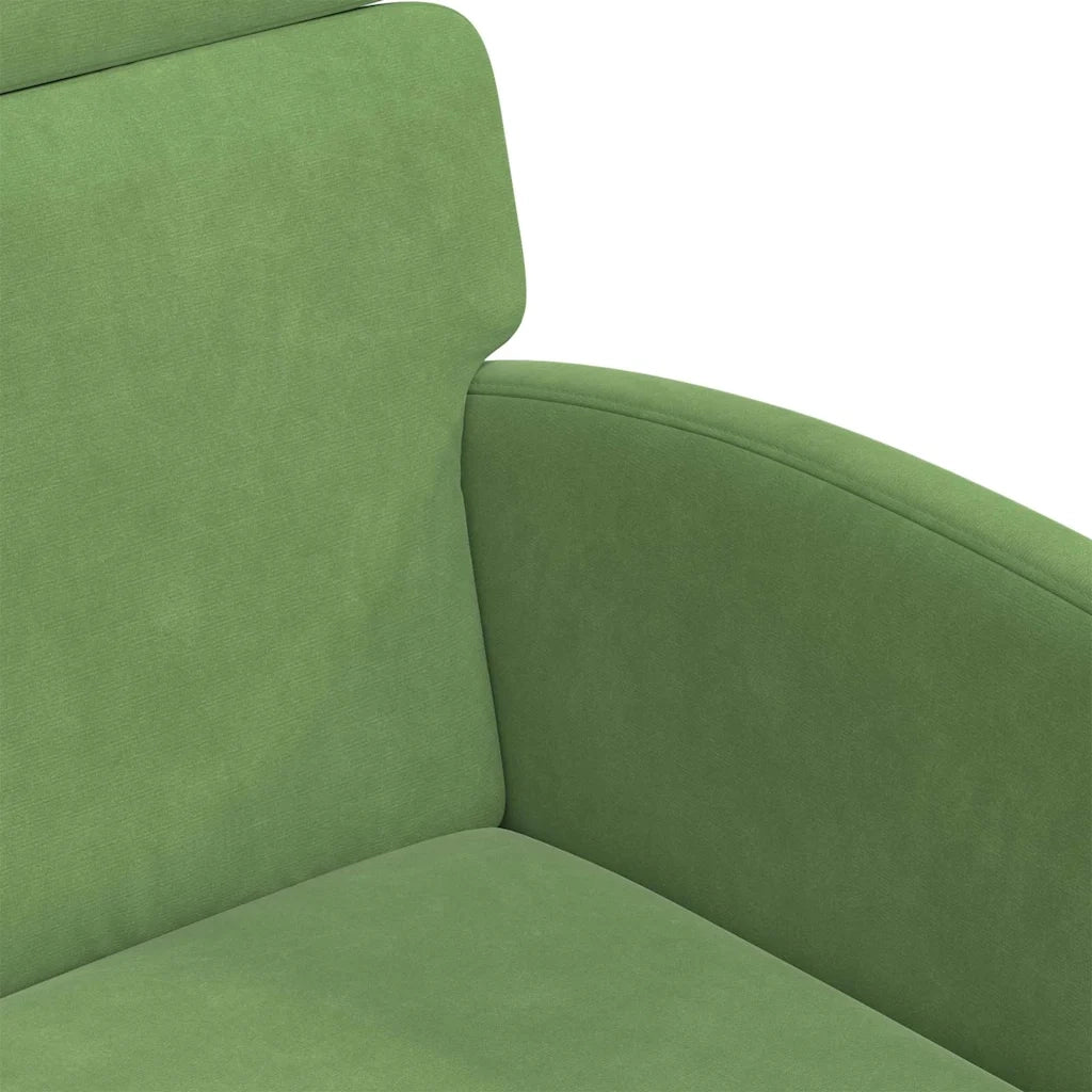Sedie da Pranzo con Ruote 2 pcs Verde chiaro 58 x 65 x 98 cm 42017878