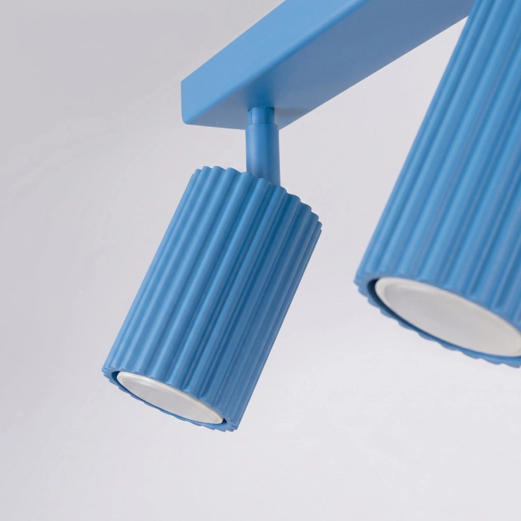Plafoniera KARBON 2 azzurro