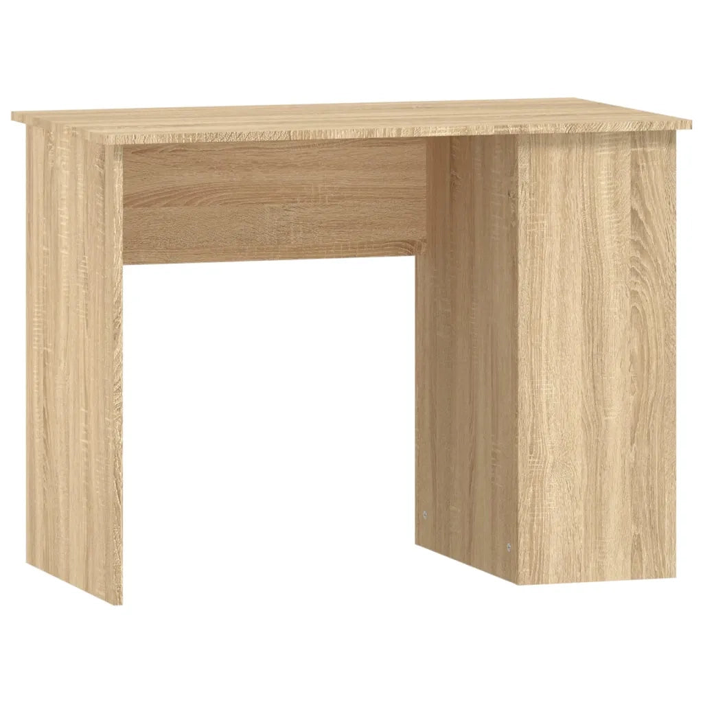 Scrivania-Scrivanie per ufficio e studio-Scrittoio Rovere Sonoma 100x55x75 cm in Legno Multistrato