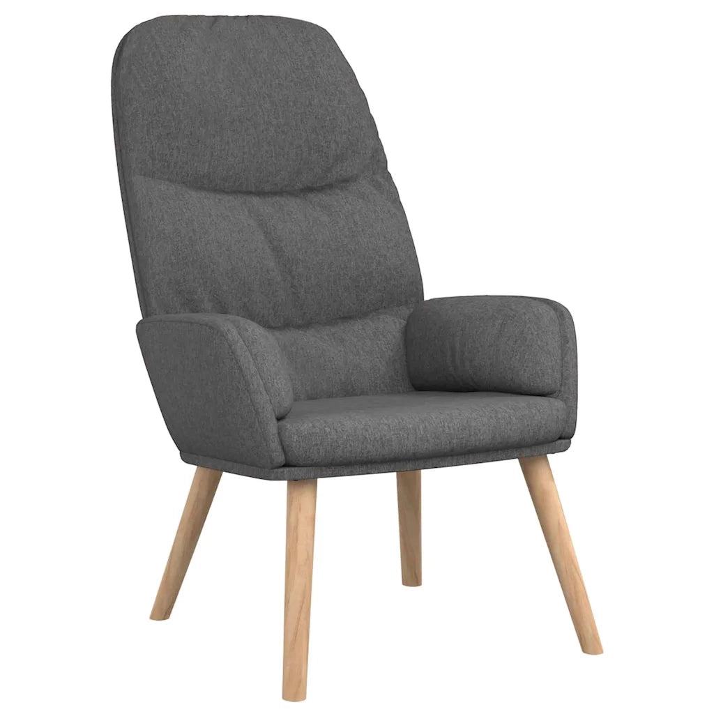 Divano Sedia-Poltrona Relax Grigio Chiaro in Tessuto 253634