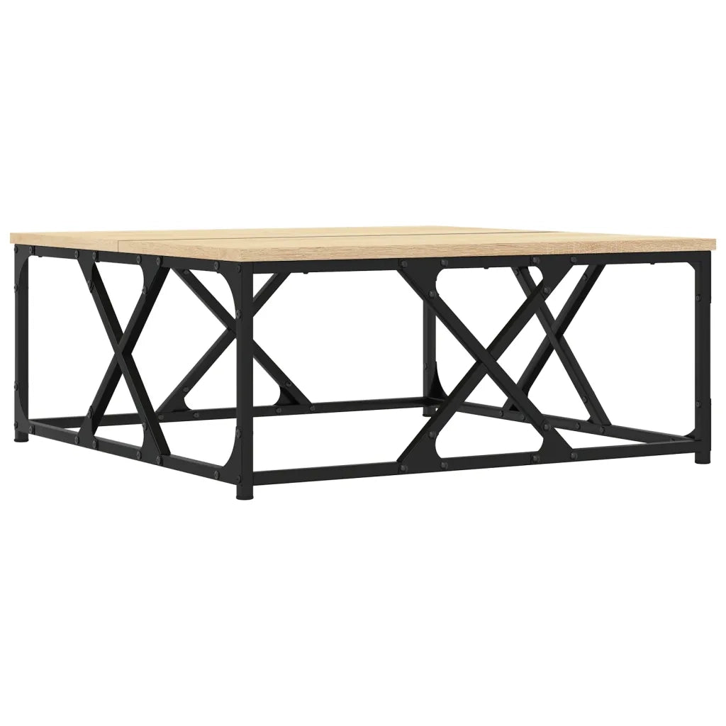 Tavolino da Salotto-Tavolino da soggiorno-Tavolo Rovere Sonoma 70x70x30 cm Legno Multistrato