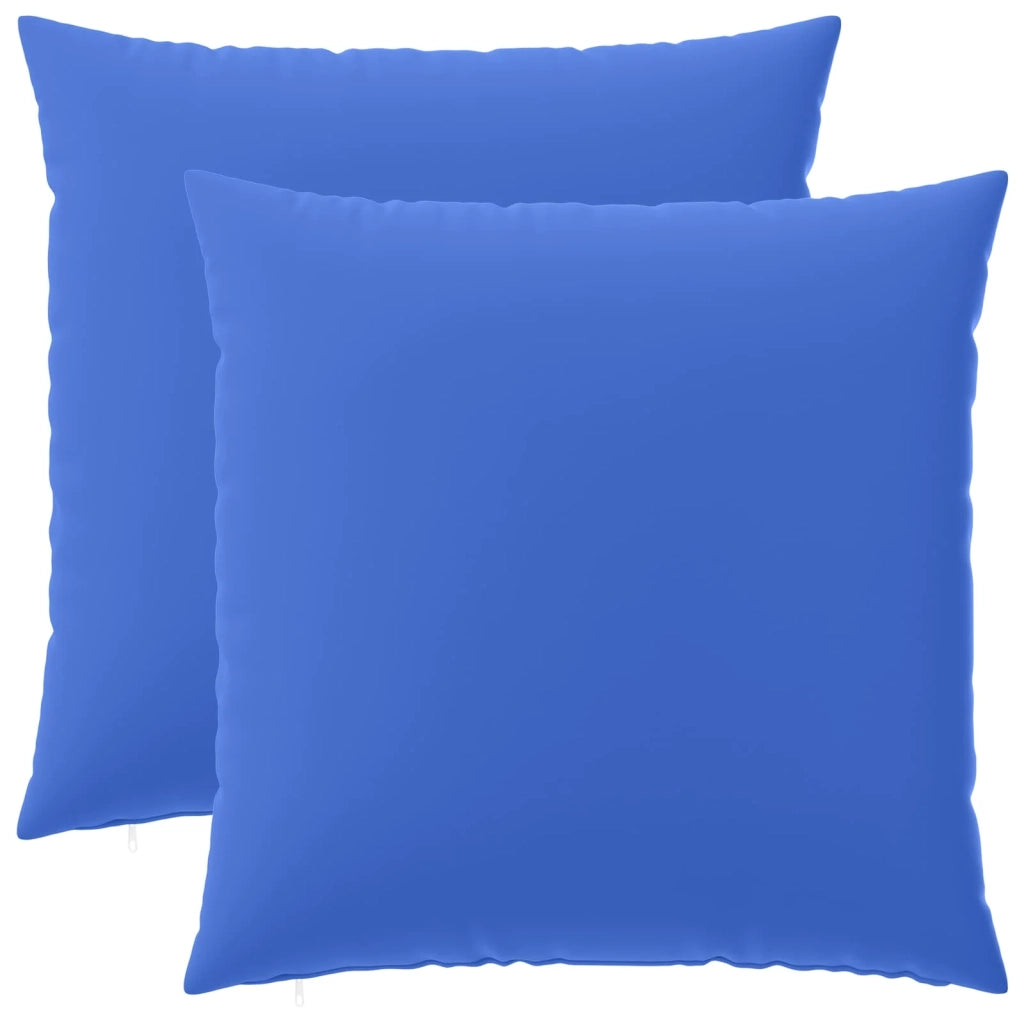 Federa 2 pcs HEERLEN Blu Reale 60 x 60 cm Poliestere 912687