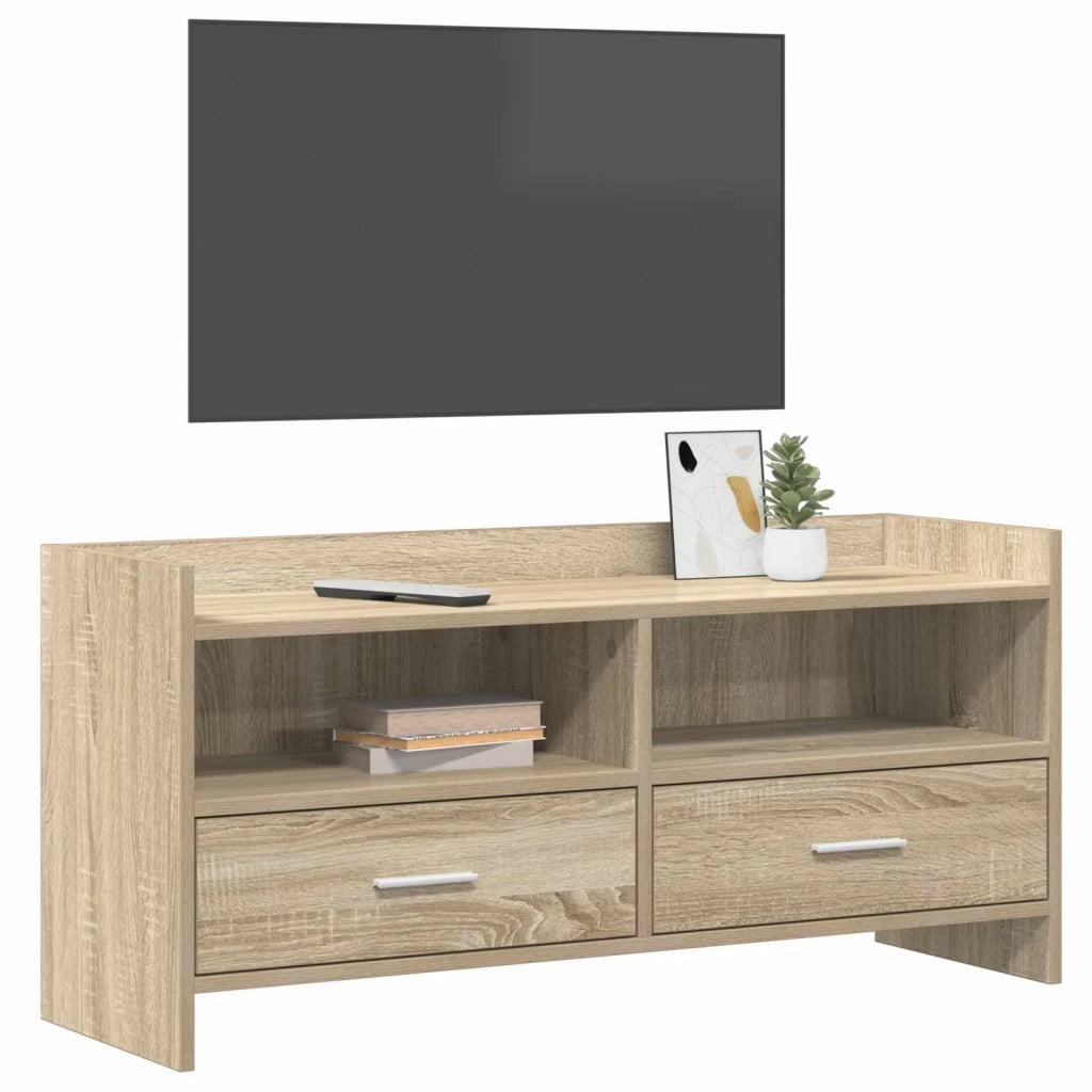 Mobile TV 100 x 33 x 47 cm Rovere Sonoma Legno ingegnerizzato 8011157