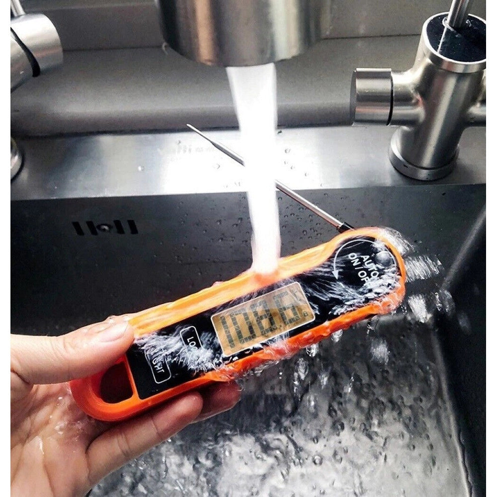 Trade Shop - Termometro Da Cucina Digitale Con Sonda Alimenti Bevande -50° A 300° C Yz6021 -