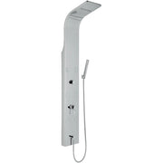 PARETE ATTREZZATA MULTIFUNZIONE MOD.  VITTORIA CON LED- Acciaio inox lucidato- METAF- pezzi 1