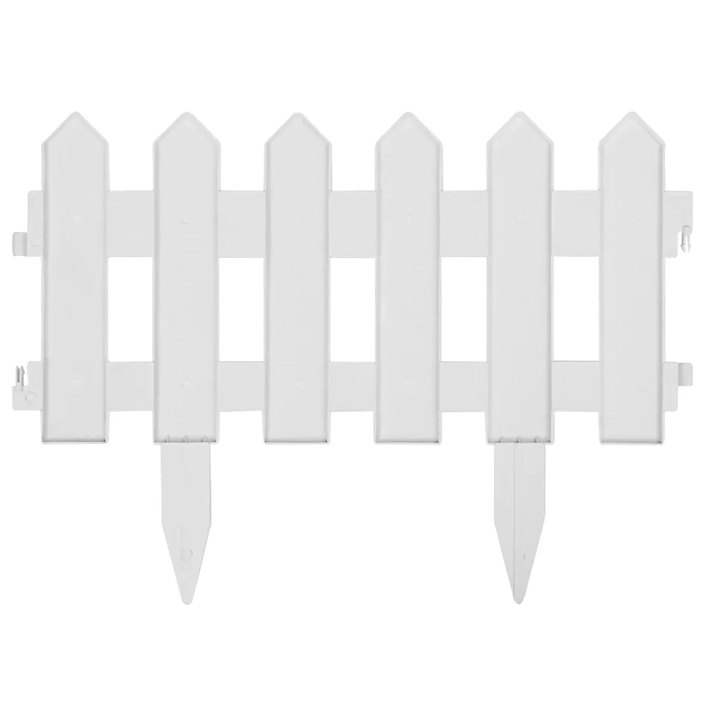Bordi per Prato 25 pz Bianchi 10 m in PP CFW1511991