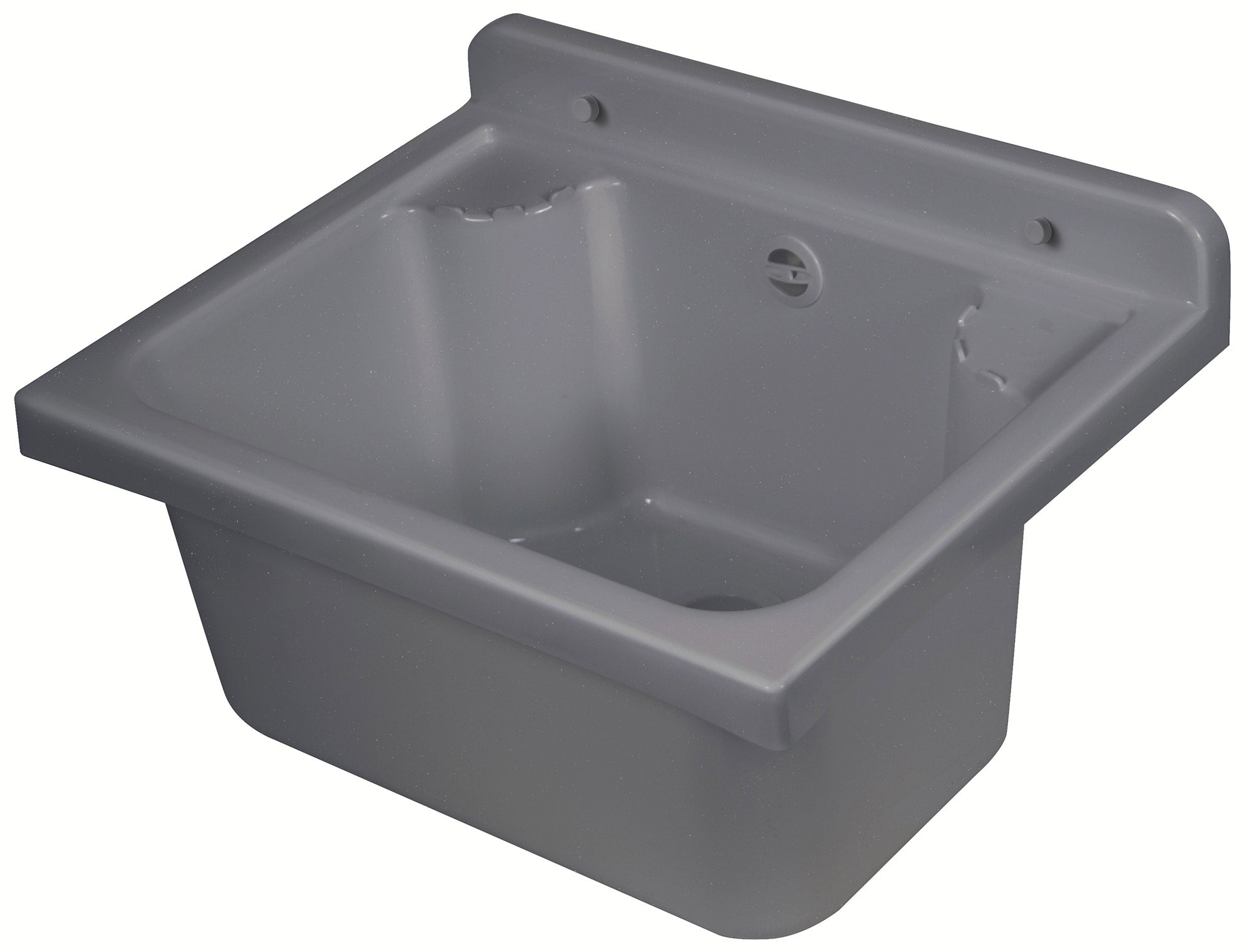 Lavatoio 42x34x24 cm in Polipropilene 11,5l Pilozzo Wash Grigio Lucido
