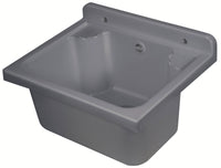 Lavatoio 42x34x24 cm in Polipropilene 11,5l Pilozzo Wash Grigio Lucido