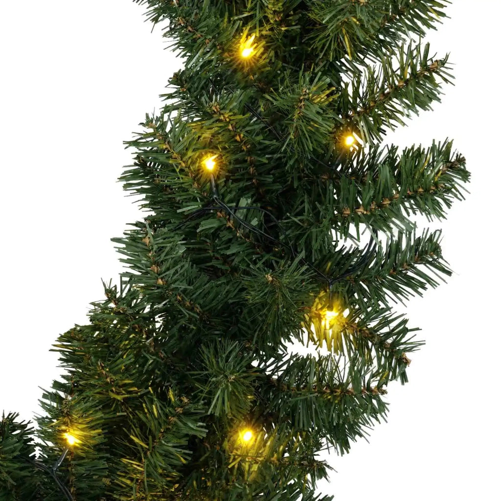 Ghirlanda di Natale Verde 270 cm PVC 50 LED 42056976