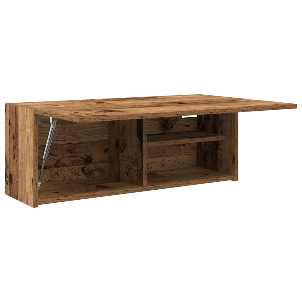 vidaXL Mobile da Bagno Legno Antico 80x25x30 cm in Truciolato