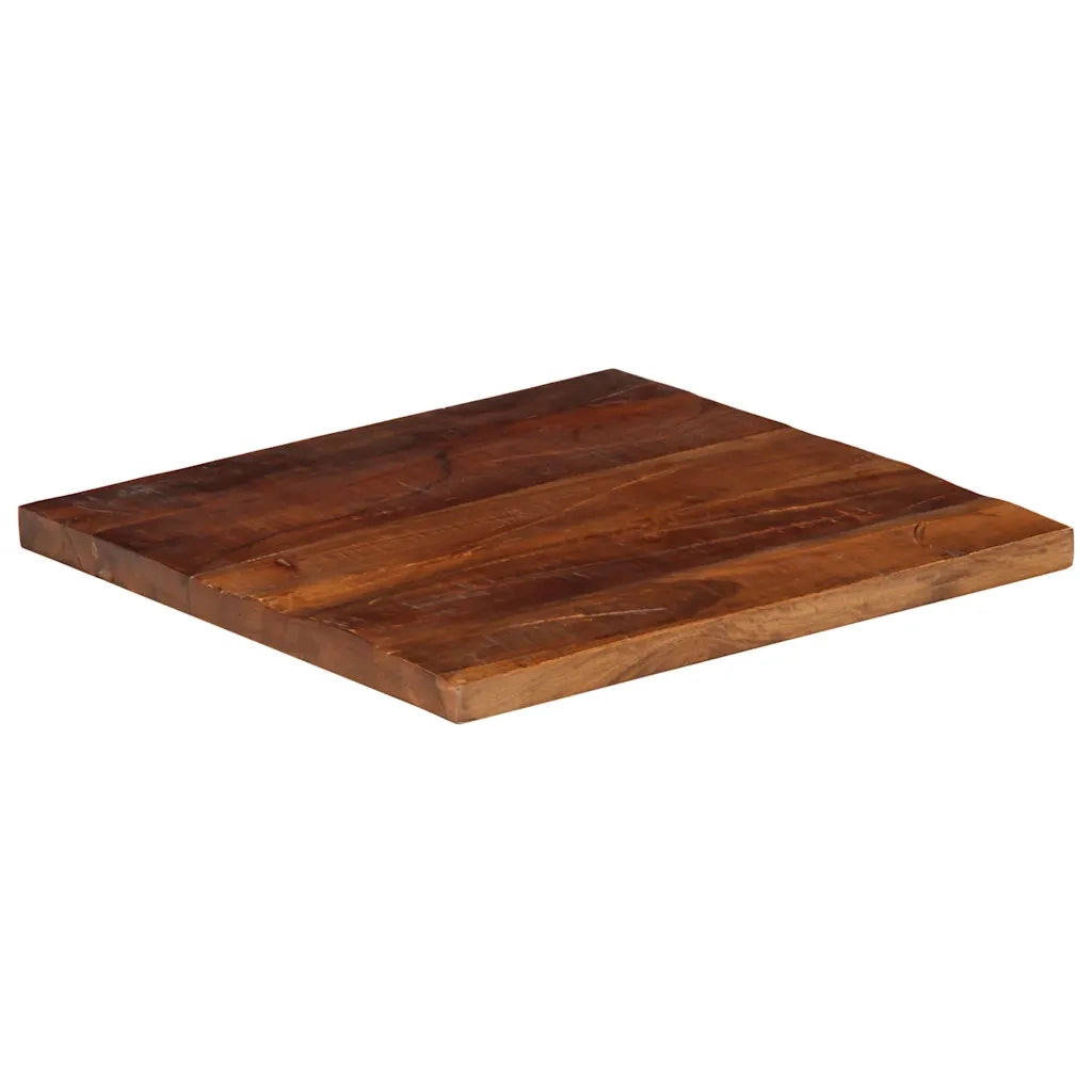 Piano Tavolo 60x60x2,5 cm Quadrato Legno Massello di Recupero 371195