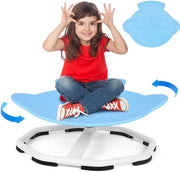 Draaistoel Sensoriale per Bambini Stabile Sicuro Migliora le abilità di equilibrio e coordinazione blu