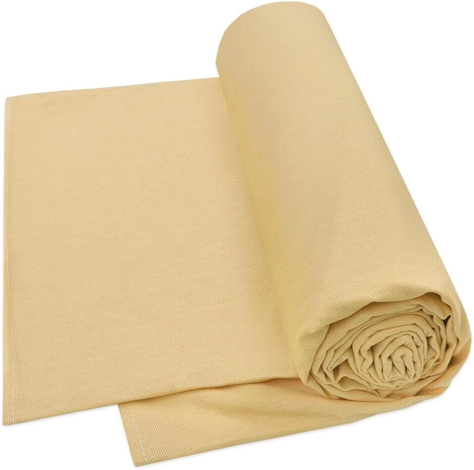 Telo Arredo Cotone 170X280 cm Copridivano Granfoulard Copriletto Tessuto Multiuso Beige