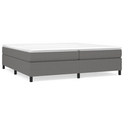 Letto matrimoniale | Letto per adulti | Struttura Letto a Rete a Molle Grigio Scuro 200x200 cm Tessuto