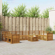 Set divani Naturale Legno di Acacia Massello 3375594