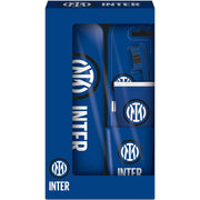INTER COFANETTO REGALO SPAZZOLINO CON SETOLE MEDIE DENTIFRICIO ALLA MENTA 75ML, BICCHIERINO CON LOGO E ASTUCCIO