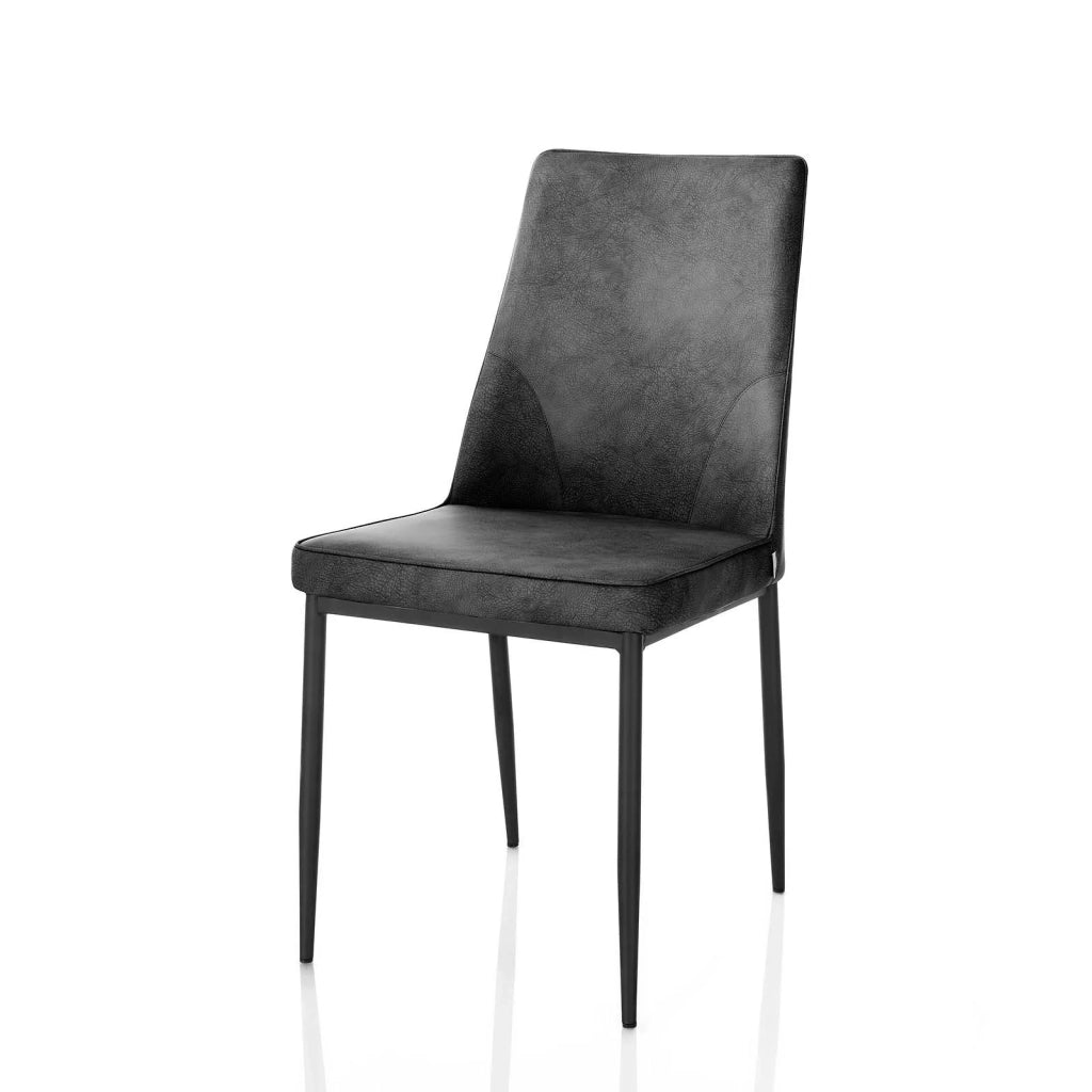 Set 4 Sedie LOLA nero