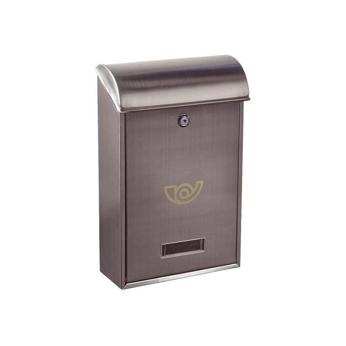 Alubox 49167 Lifter Cassetta Postale con Tettuccio in Acciaio Inox AISI 304 Formato Rivista colore Satinato