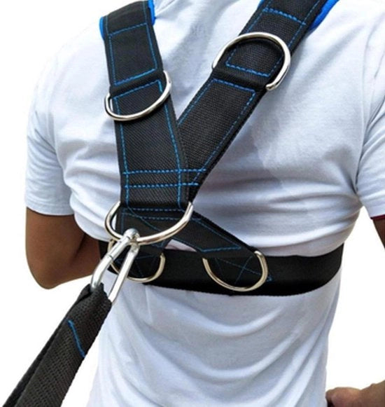 Set di cinture elastiche adattive per allenamento - per uomo - cinture elastiche portatili per resistenza - allenamento dell'endurance - allenamento della velocità