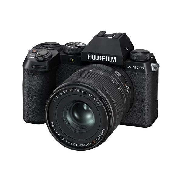 Fotocamera mirrorless fujifilm x s20 kit 16 50mm f2.8 4.8 r lm wr blac - 4547410553246