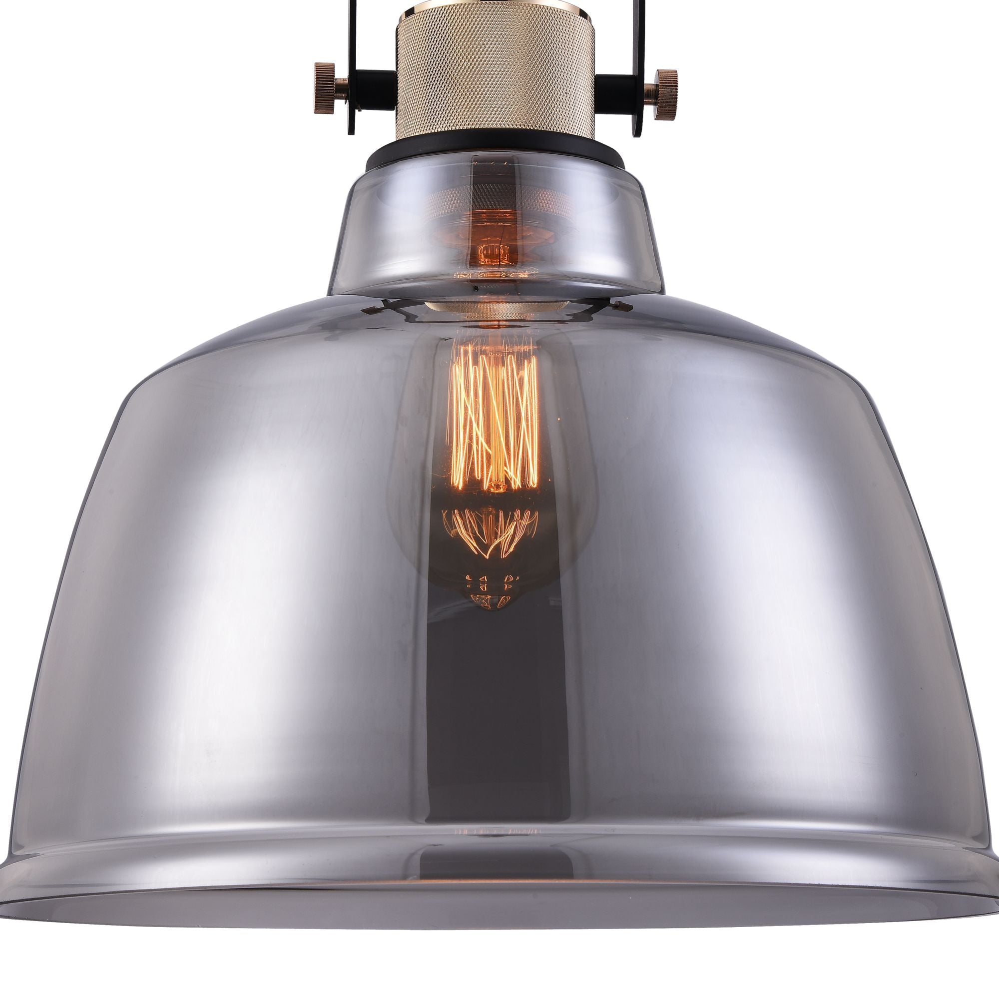 Lampada pendente Pendant in Metallo Irving Nero