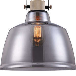 Lampada pendente Pendant in Metallo Irving Nero