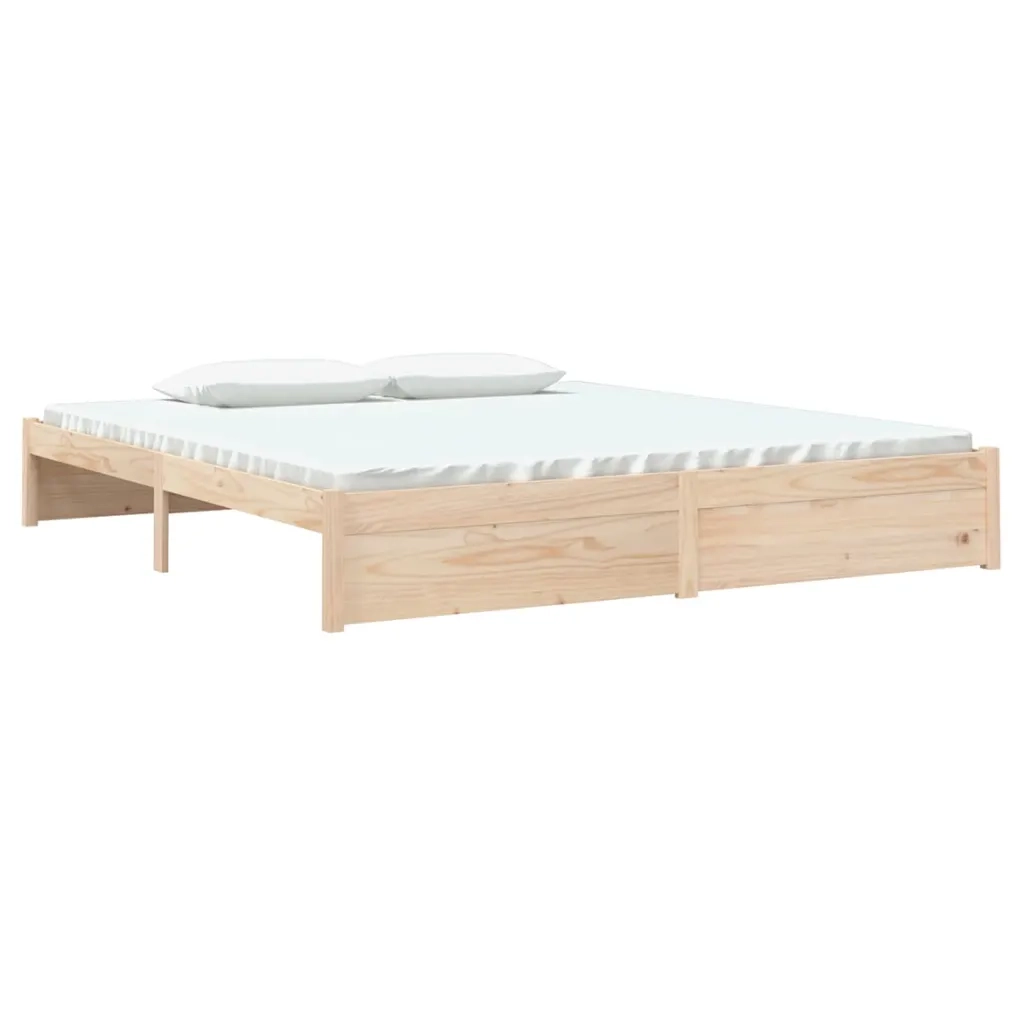 Giroletto-Struttura Letto in Legno Massello 180x200 cm Super King 768422