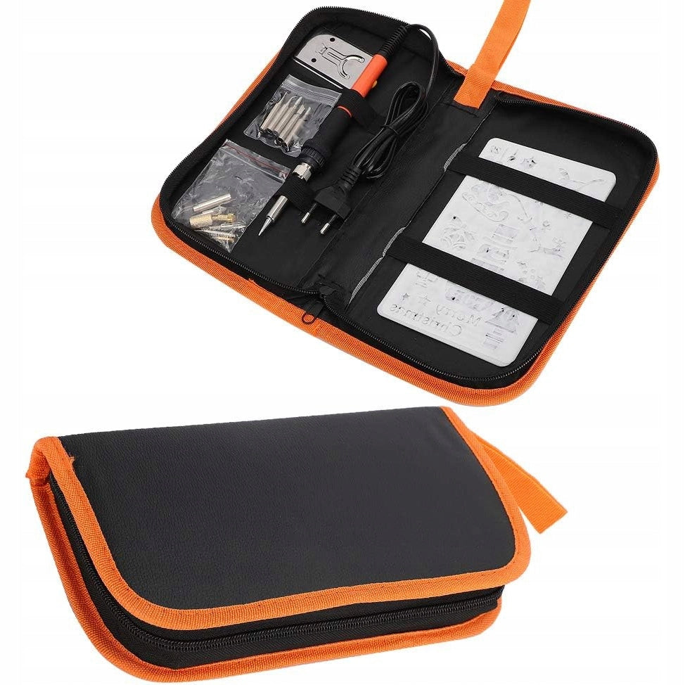 Saldatore di Precisione Rosfix Orange Corso 80W OC80W – Display, Regolazione Temperatura, Set con Accessori