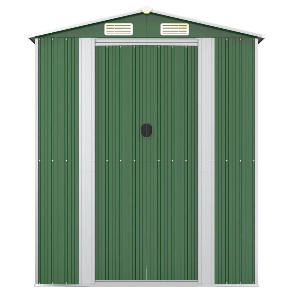 Capanno da Giardino Verde 192x1021x223 cm Acciaio Zincato 3147437
