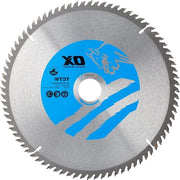 Lama circolare per sega circolare per legno - 80 denti ATB rincaro positivo - argento/blu
