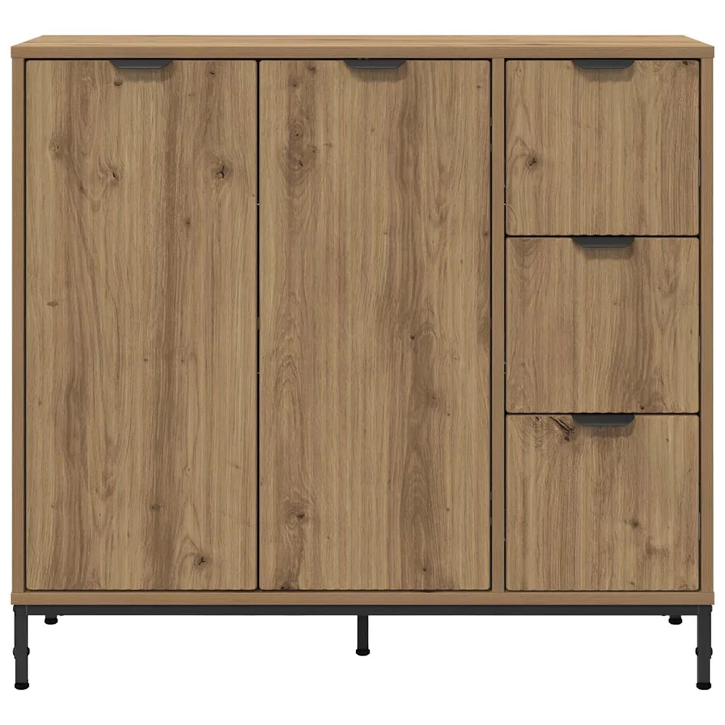 Credenza Rovere artigianale 89,5 x 33 x 82 cm Legno multistrato 883463