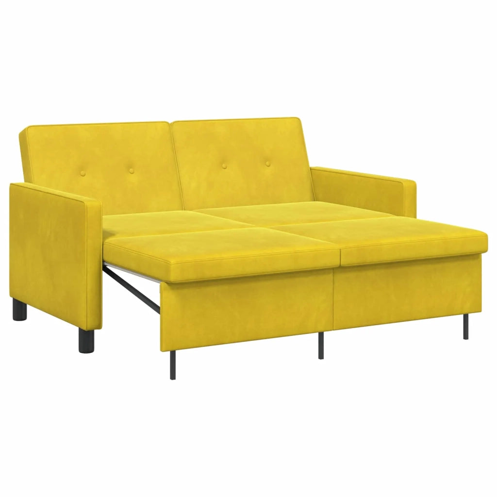 Divano letto Giallo Tessuto