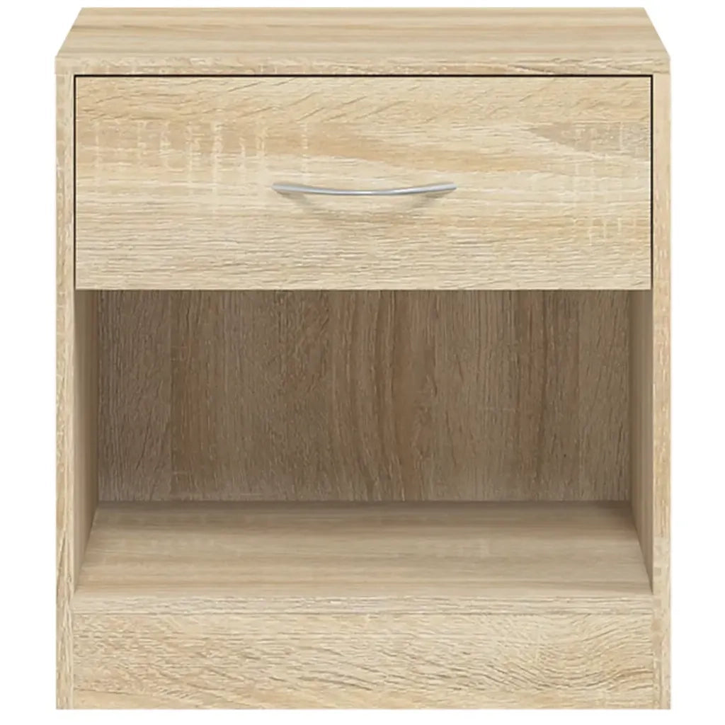 Comodini 2 pz con Cassetto Colore Rovere cod mxl 53226