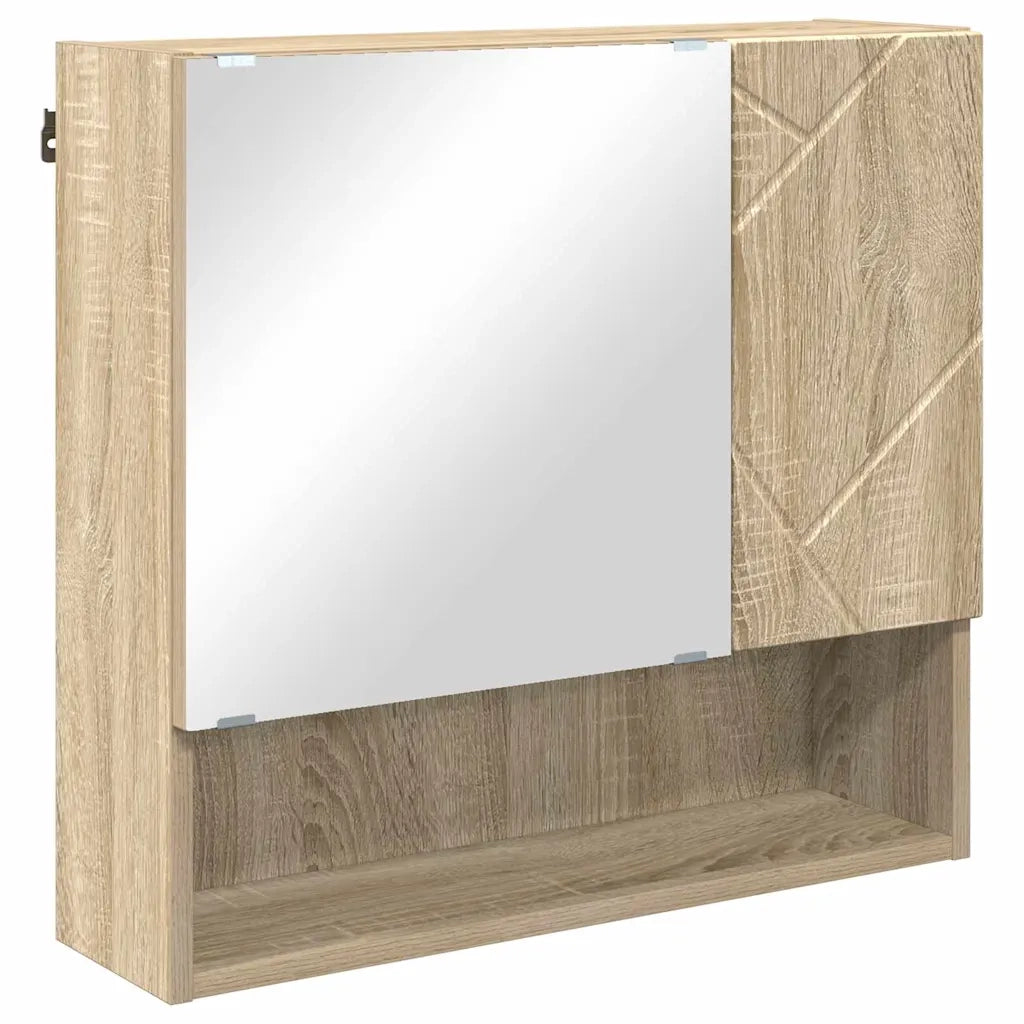 vidaXL Set di mobili per il bagno 4 pcs rovere sonoma 61 x 35 x 64 cm
